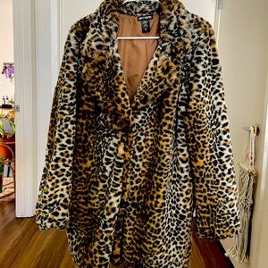 Hot Topic Faux Fur Coat